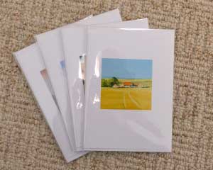 Photo of art greetings cards